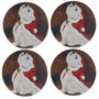 Hermia Set de 4 Salvamanteles Individuales Multicolor